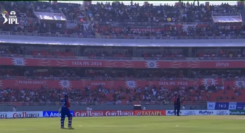IPL 2024: [WATCH]- Rishabh Pant Gets A Standing Ovation Upon Returning To Action In PBKS vs DC Match