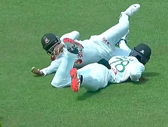 [WATCH]- Three Bangladesh Players Missed An Opportunity To Grab An Easy Catch