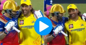 Virat Kohli's Heartfelt Moment With MS Dhoni During The CSK vs RCB Match Goes Viral