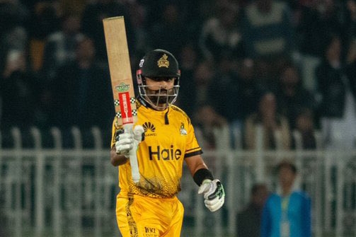 [WATCH] Babar Azam’s Hilarious Reaction To Spider Cam Goes Viral During PSL Match