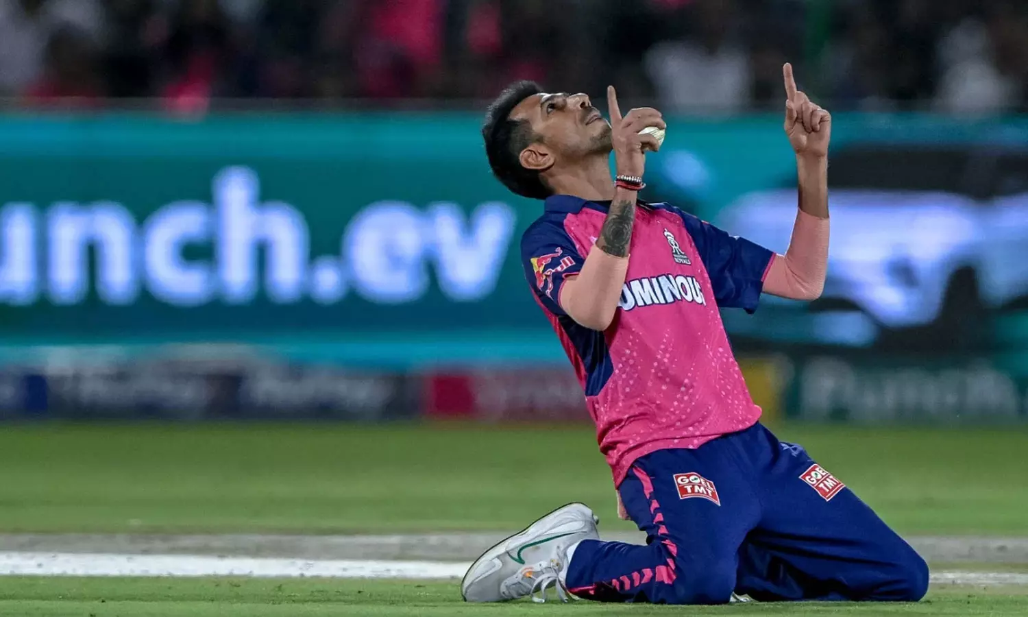 [WATCH] Chahal Mimics Messi’s Celebration After Taking His 200th IPL Wicket