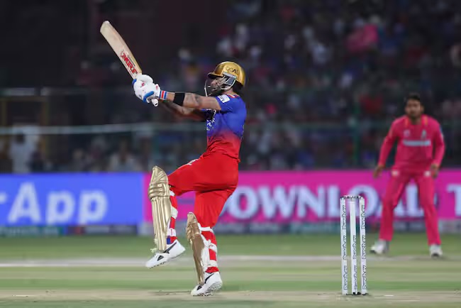 IPL 2024: [WATCH]- Virat Kohli’s Elegant ‘Swivel Pull’ For A Six Against Nandre Burger Sparks Joy Among Jaipur Fans