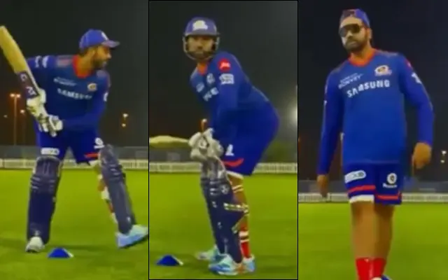 IPL 2024: [WATCH]- Rohit Sharma Playfully Mimics Indian Cricket Icons At Mumbai Indians’ Practice
