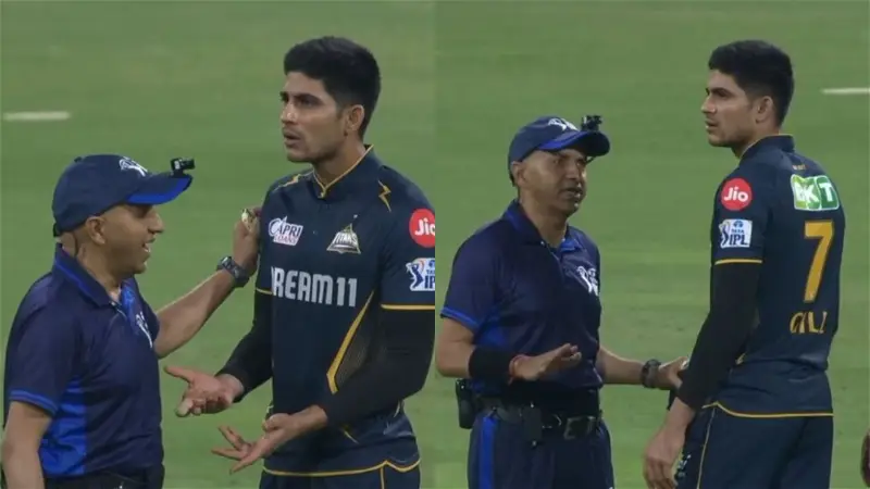 IPL 2024: [WATCH]- Shubman Gill Argues With Umpires Over Third Umpire’s Decision Without UltraEdge Verification