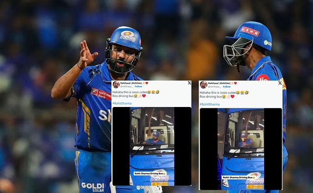IPL 2024: [WATCH]- Rohit Sharma Takes On The Role Of Driver For His MI Teammates Before The Clash Against CSK