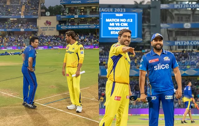 [WATCH]- Sachin Tendulkar, MS Dhoni, And Rohit Sharma Spotted Together Before The MI vs CSK IPL 2024 Match