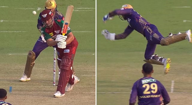 [WATCH]- Phil Salt Executes A Remarkable Catch To Remove Marcus Stoinis In The KKR vs LSG IPL 2024 Match