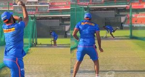 [WATCH] Kieron Pollard Faces Difficulties Against Jasprit Bumrah's Leg-Spin In Practice Sessions For MI