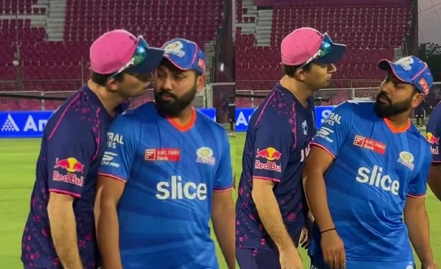 IPL 2024: [WATCH]- RR Bowling Coach Shane Bond Welcomes Rohit Sharma In A Humorous Manner