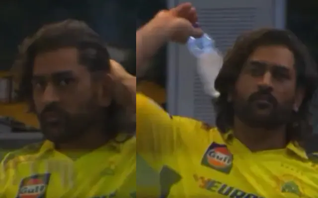 MS Dhoni's Playful Gesture Of Pretending To Throw Water Bottle At Camera Gains Widespread Attention