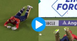 Jitesh Sharma Trips And Falls Over While Trying To Stop A Boundary