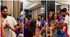 Rishabh Pant Spends Time With Young Kids