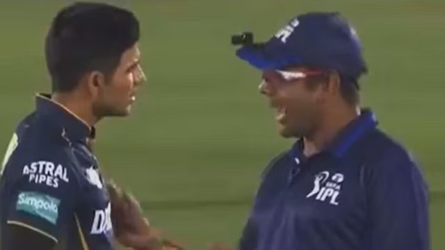 [WATCH]- GT Captain Shubman Gill Engages In Heated Exchange With Umpire Vinod Seshan Over A Missed Wide Call