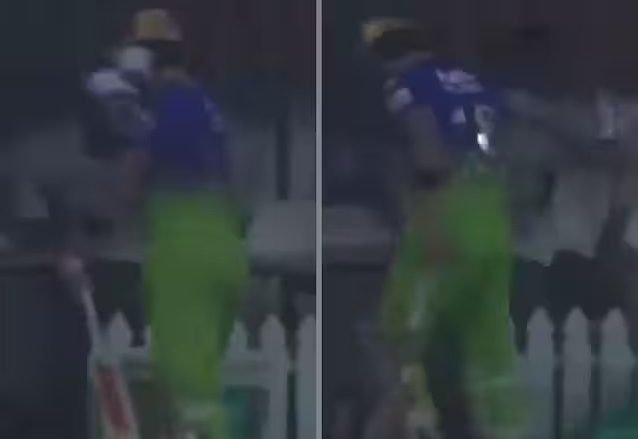 Virat Kohli Knocks Down Trash Can Following A Heated Exchange With The Umpire Because Of Controversial Dismissal