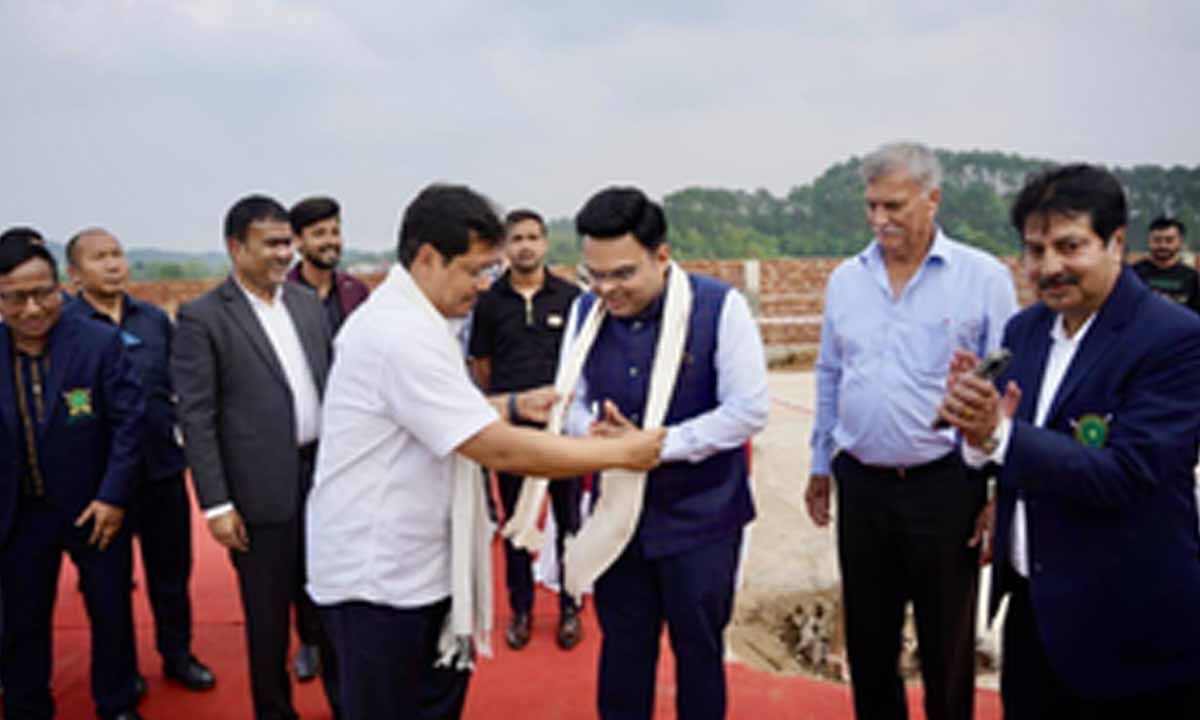 Jay Shah Lays Down Foundation Stone For BCCI’s Training Facilities In North-East Region