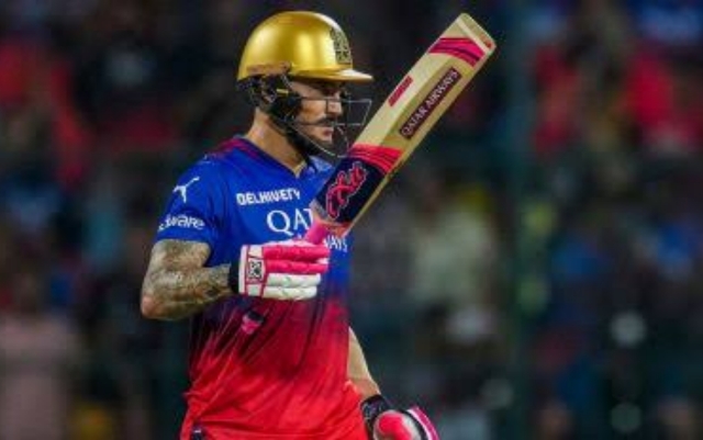 IPL 2024: Faf du Plessis Slams Second Fastest Fifty For RCB