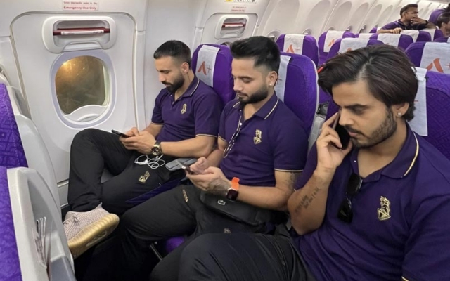 KKR’s Kolkata-bound Charter Flight Diverted Twice Due To Bad Weather