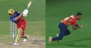 [WATCH]- Harshal Patel Takes Spectacular Diving Catch To Dismiss Will Jacks