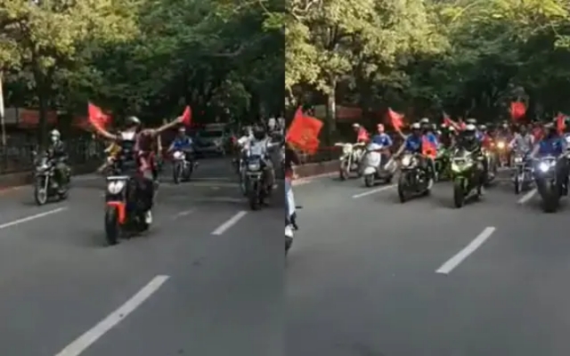 [WATCH]: Fans Host Bike Rally Before RCB’s Key IPL 2024 Match Against CSK