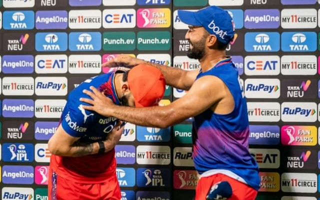 [WATCH] Virat Kohli Receives The Orange Cap From Dinesh Karthik