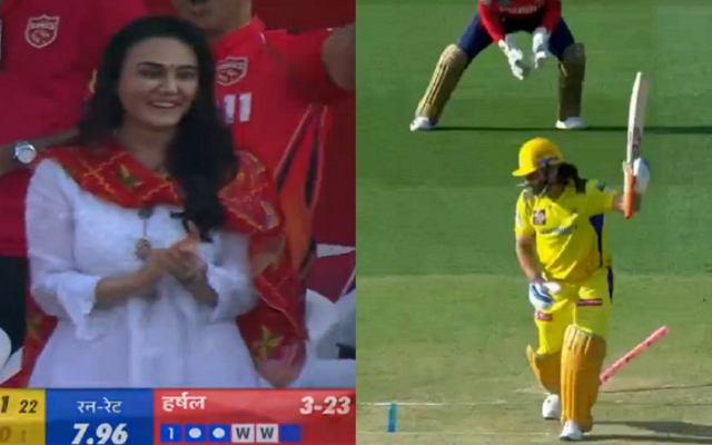 IPL 2024: [WATCH]- Preity Zinta’s Reaction To MS Dhoni’s Golden Duck Goes Viral
