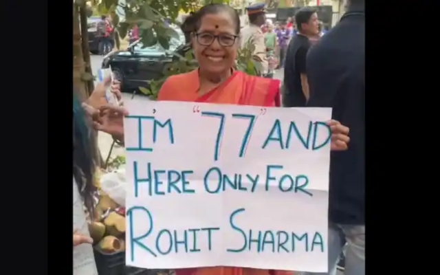 IPL 2024: [WATCH]- A Passionate 77-Year-Old Rohit Sharma Supporter Attends The Mumbai Indians Game