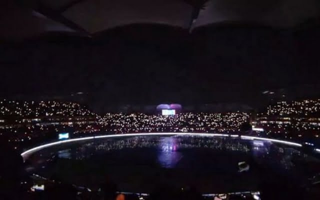 [WATCH]- Spectacular Light Display Captivates Hyderabad Audience During Rain Delay in SRH vs GT IPL 2024 Game