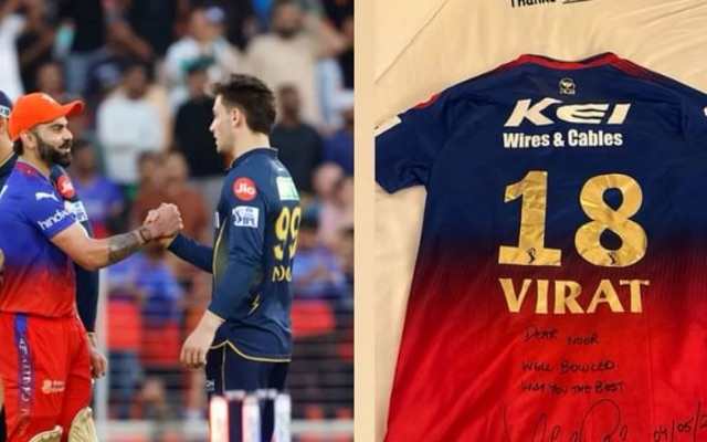 IPL 2024: Virat Kohli Presents A Signed Jersey To Noor Ahmad After The RCB vs GT Match