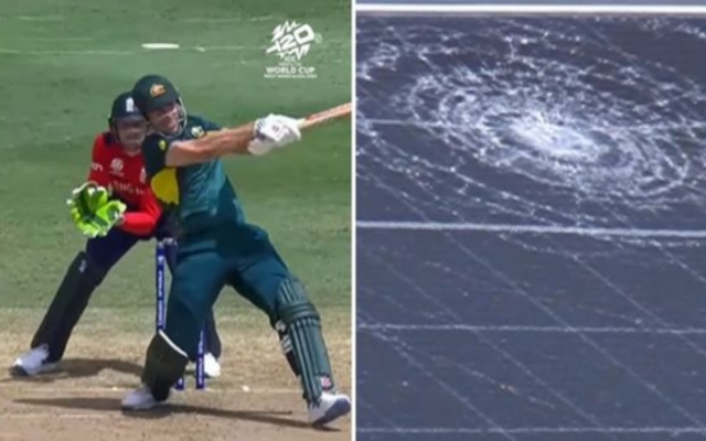 ICC T20 World Cup 2024: Mitchell Marsh Smashes Solar Panel With Out-of-Ground Six In AUS vs ENG Match