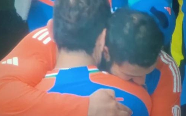 Virat Kohli And Rohit Sharma, In Tears, Embrace Each Other