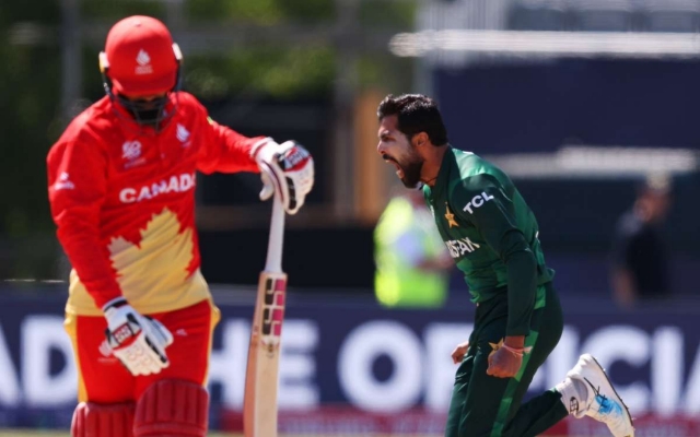 PAK vs CAN: [WATCH]- Mohammad Amir Dismisses Canada Opener With A Brilliant In-Swinger In The T20 World Cup 2024 Match