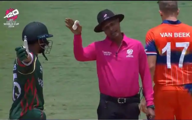 BAN vs NED: [WATCH]- Shakib Al Hasan Loses Temper Again; Engages In Heated Argument With Umpire