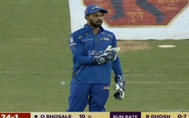 [WATCH]- Ruturaj Gaikwad Shows His Wicket-Keeping Prowess In The Maharashtra Premier League 2024