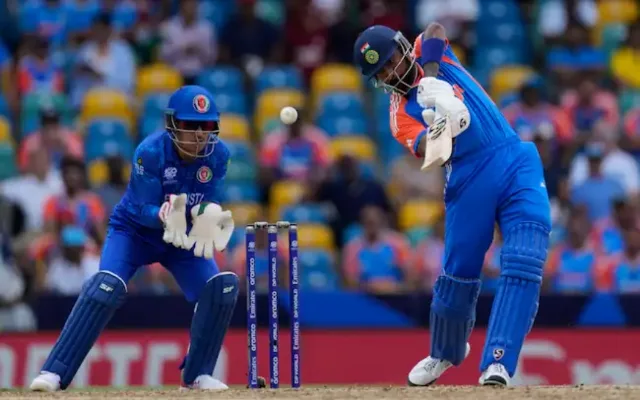 AFG vs IND: [WATCH]- Hardik Pandya Hits Two Massive Sixes In The T20 World Cup Match