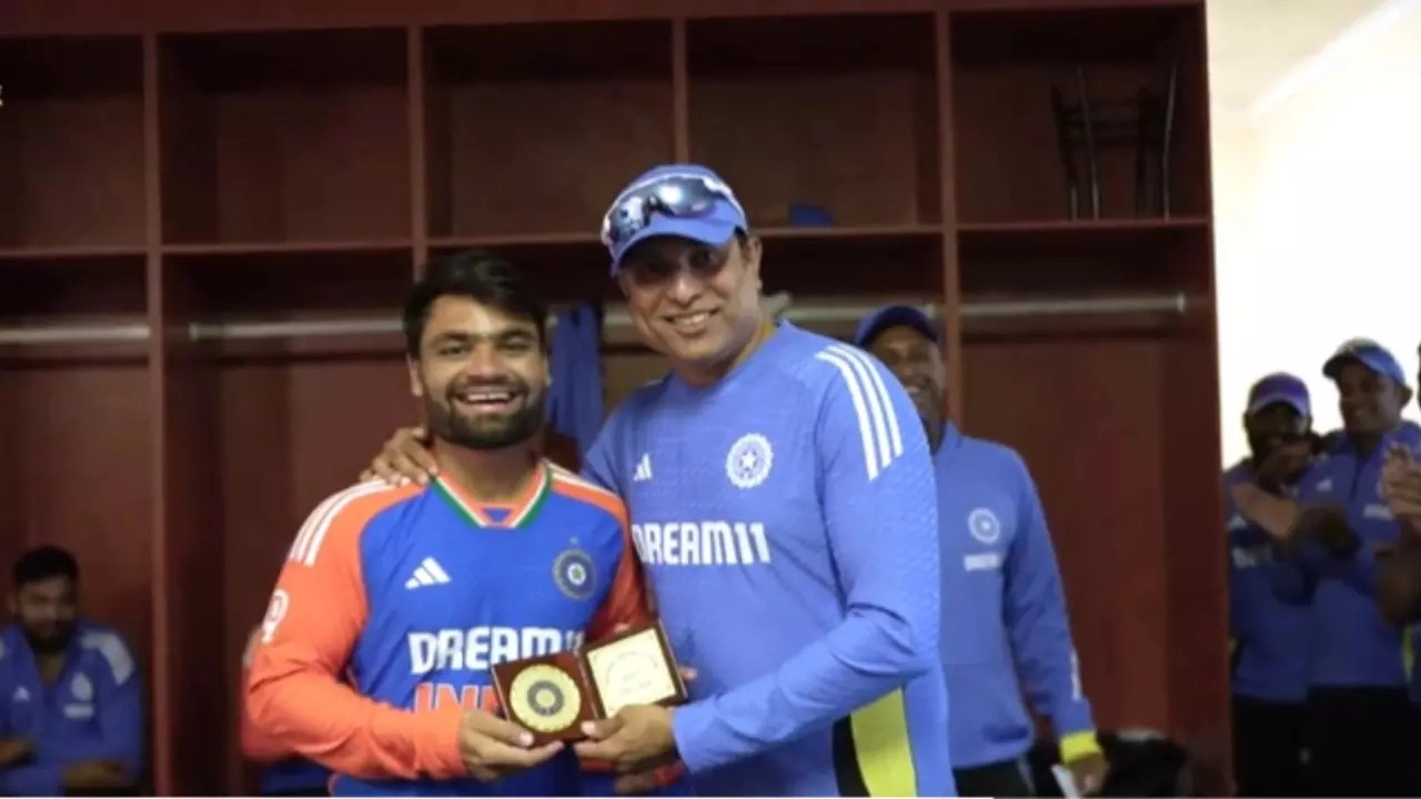 [Watch] Rinku Singh Named Fielder Of The Series For His Performance In India’s 4-1 Win Over Zimbabwe