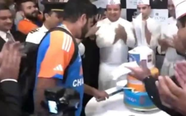 Rohit Sharma And Team India Stars Cut Special Trophy Cake To Celebrate T20 World Cup Victory