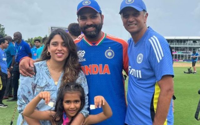 Rohit Sharma’s Wife Ritika Writes An Emotional Message To Rahul Dravid After World Cup Triumph