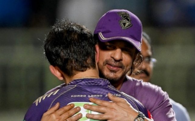 Shah Rukh Khan and Gautam Gambhir