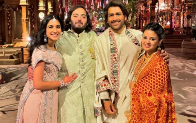 [WATCH]- MS Dhoni Playfully Responds When Reminded of His Upcoming Birthday At Anant Ambani’s Sangeet Ceremony