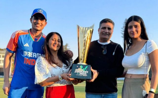 ZIM vs IND: [WATCH]- Shubman Gill Rejoices With His Family Following His Inaugural Series Victory As Captain