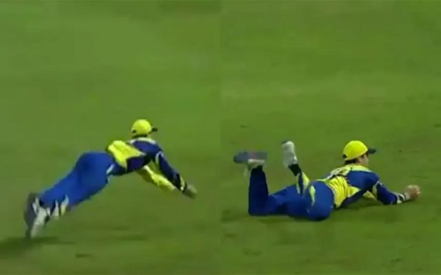 [WATCH]- Mark Chapman Grabs An Outstanding Catch To Dismiss Muhammad Waseem In The LPL 2024