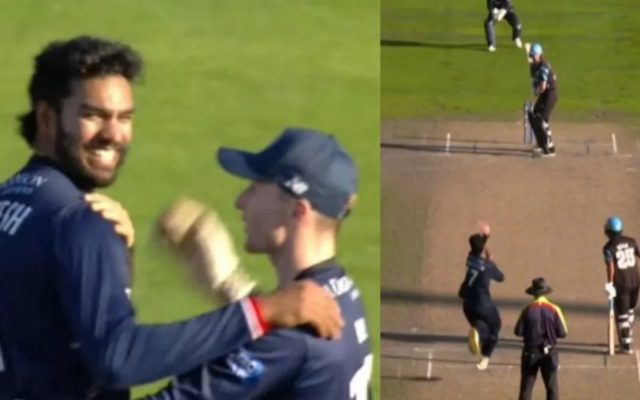 [WATCH] Venkatesh Iyer Takes Two Wickets With Three Runs Left To Set Up Thrilling Lancashire Victory