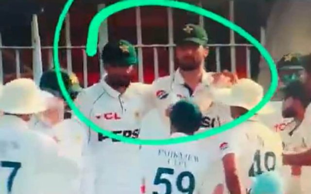 WATCH: Shaheen Afridi Lifts Shan Masood’s Hand Off His Shoulder During The First Test; Viral Video Claims Rift In Team