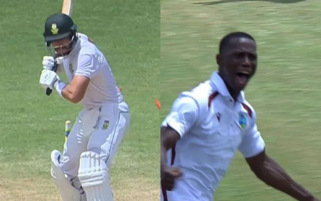 [WATCH]- Shamar Joseph Claims His First Test Wicket At Home By Dismissing Aiden Markram With A Superb Delivery