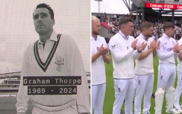 [WATCH]- England Players And Fans Pay Tribute To Graham Thorpe Before The ENG vs SL Test