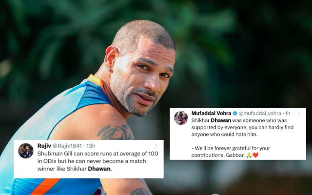 “The Trio Is Officially 1 Down Forever” – Fans Respond To Shikhar Dhawan’s Announcement Of His Retirement From Cricket