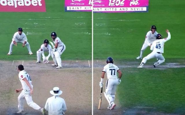 [WATCH]- Tom Alsop Takes A Superb One-Handed Catch At Short-Leg For Sussex In The 2024 County Championship Division Two