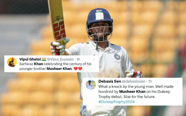 Sarfaraz Khan Applauds Brother Musheer Khan’s Gritty Debut Hundred