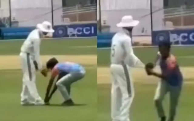 [WATCH] Ruturaj Gaikwad Gets MS Dhoni-Like Love As Fan Breaches Security To Touch His Feet