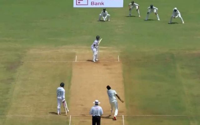 [WATCH] Jasprit Bumrah Cleans Up Shadman Islam With A Peach Delivery In his First Over Of The Chennai Test